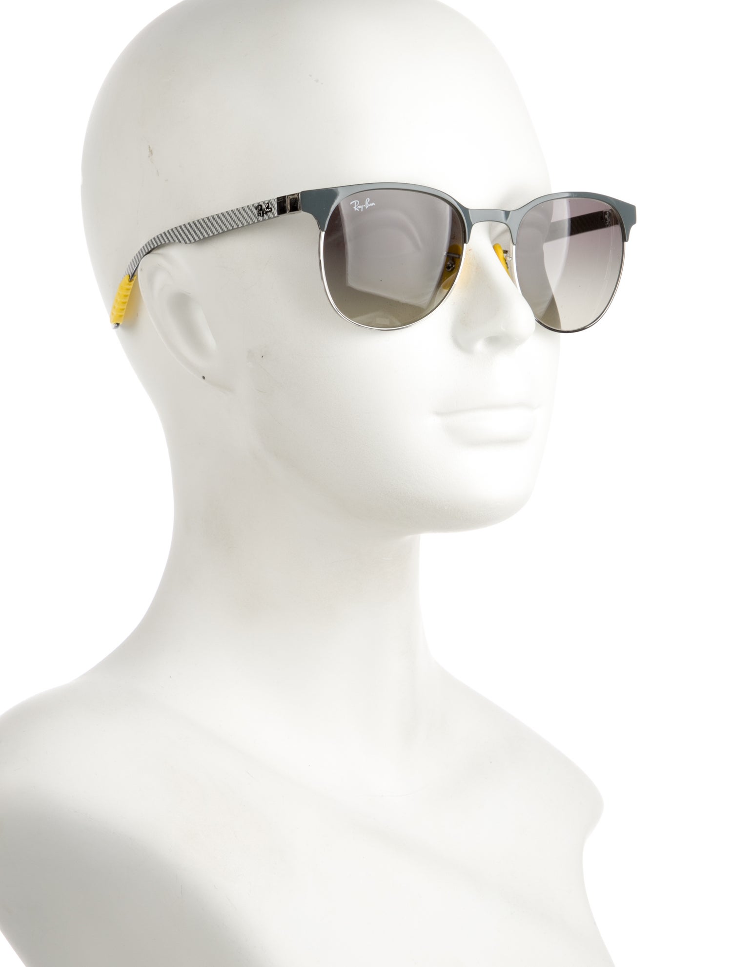 Ray Ban x Scuderia Ferrari Round Gradient Sunglasses